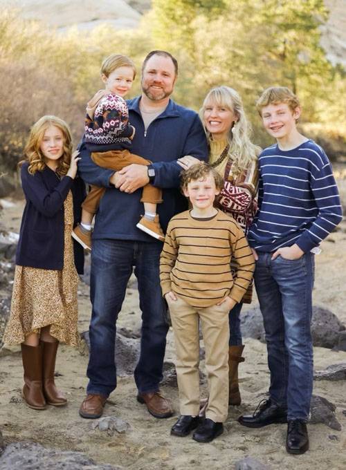 Chiropractor St. George UT Corey Wilhelmsen With Family